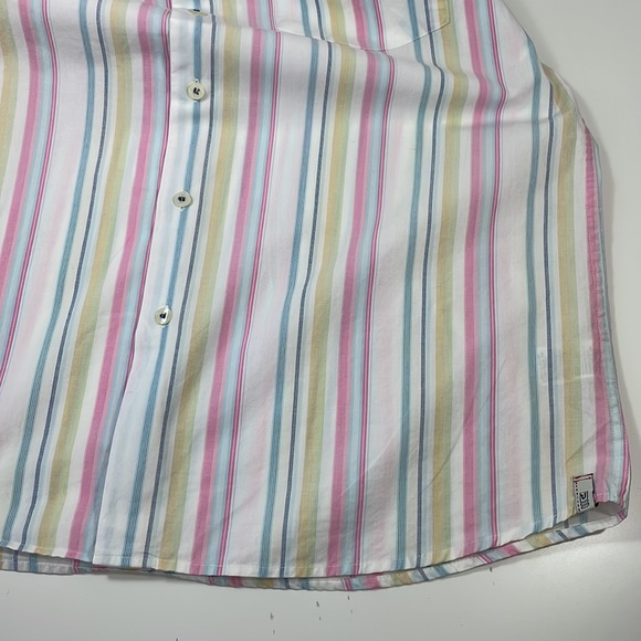 VINTAGE Private Member striped shirt, Size L/G - Picture 2 of 12